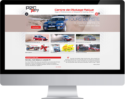 Nouveau site internet P2C racing