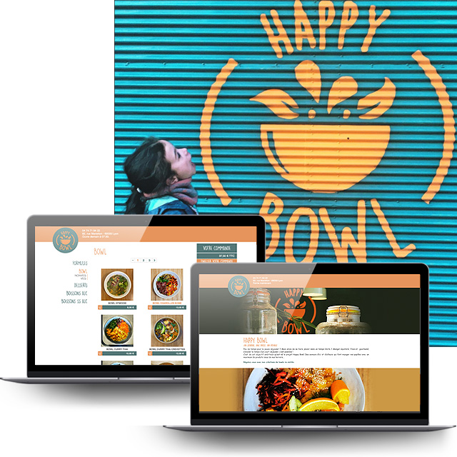A Click'n'collect website for Happy Bowl