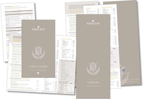 cartes restaurants