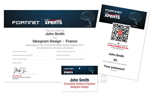 Certificats, badges, QrCode