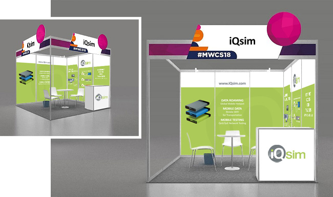 Stand iQsim - Shanghaï