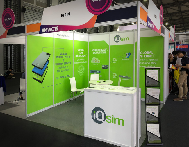 Stand iQsim #MWC2019 Shangaï