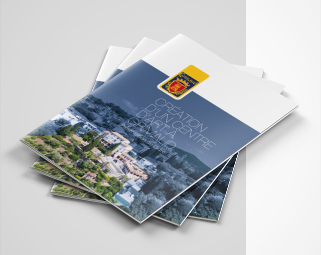Nouvelle brochure pour la mairie de Grimaud