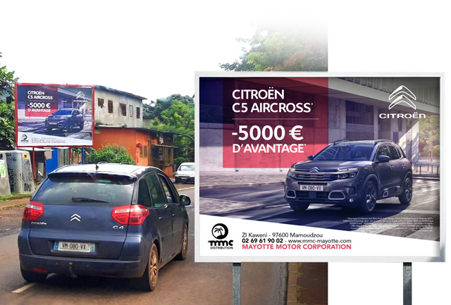 Affiche publicitaire Citroen