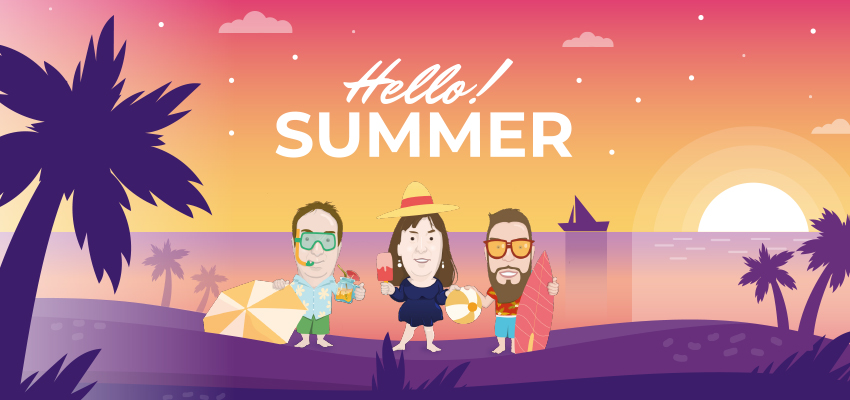 Vacances d'été Ideogram Design