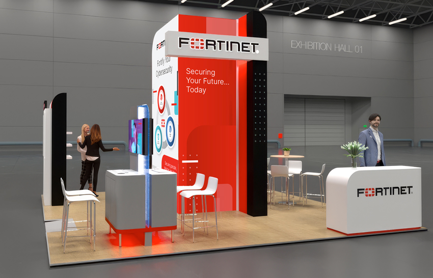 Stand personnalis&eacute; - Fortinet