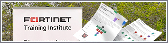 A roll-up and cards for Fortinet
