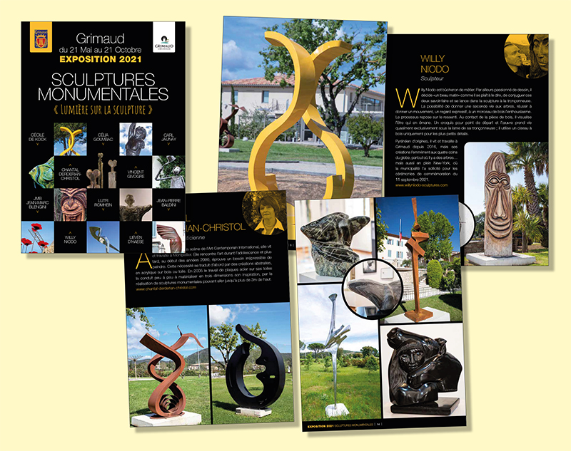 Catalogue exposition Sculptures monumentales