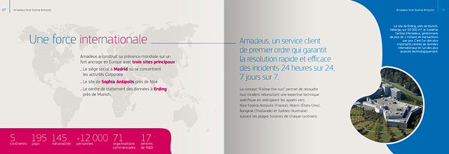 Brochure de présentation d'Amadeus Nice Sophia Antipolis