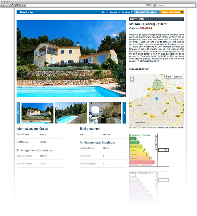 Etude et création graphique du site internet