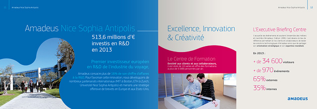 Brochure de présentation d'Amadeus Nice Sophia Antipolis